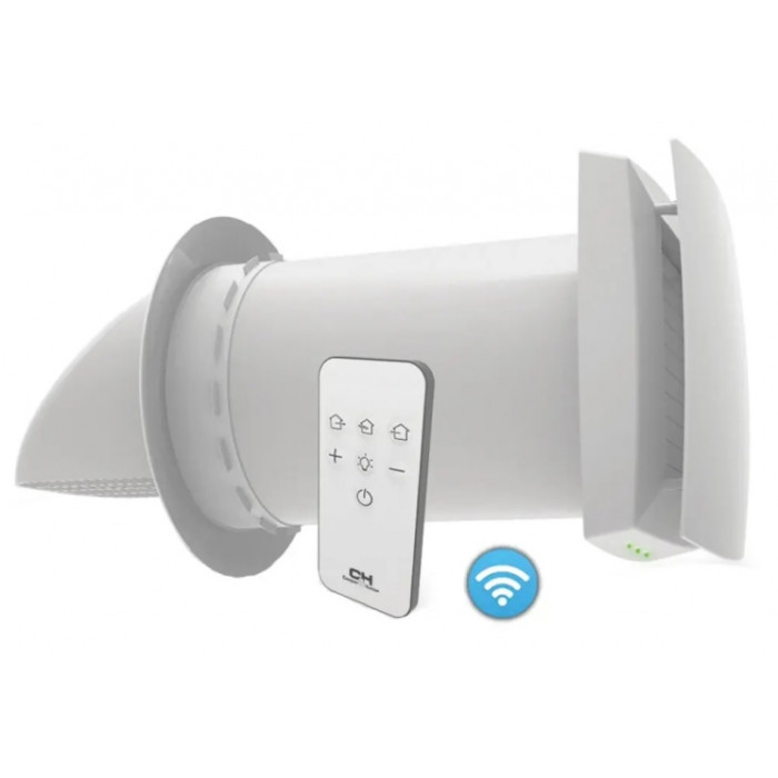 Рекуператор Cooper&Hunter Easy Vent 70м3/г 0.4м Wi-Fi білий