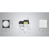 MYCOND Рекуператор Ventoxx Harmony Slim Line 0.5м пульт дистанційного керування LED-індикація компенсаційний короб