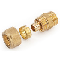 Переход на PEX (под гайку) 1/2" -16х2.2 НР
