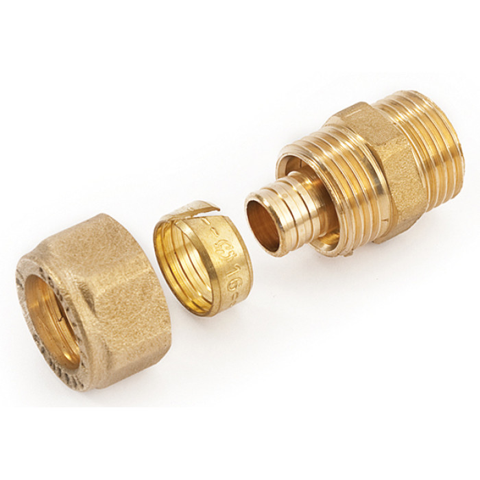 Перехід на PEX (під гайку) General Fittings 3/4
