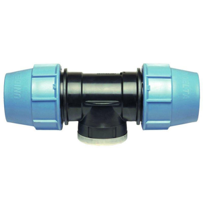 Трійник Unidelta ПЕ 50x1 1/2 внутрішня різьба