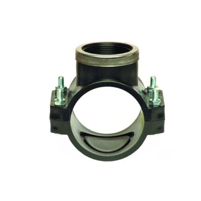 Хомут для врізки Unidelta ПЕ 63x1/2 з кільцем