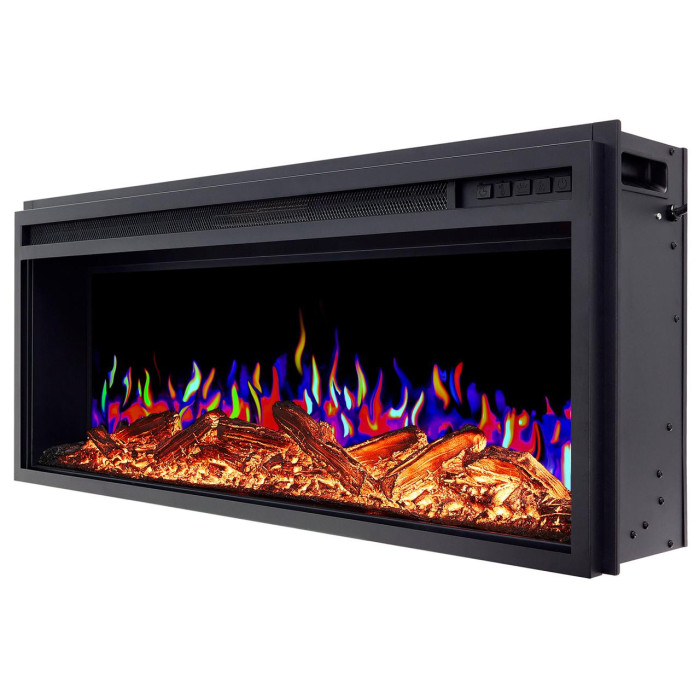 Електрокамін ArtiFlame AF38 Multicolor з обігрівом та звуком горіння вогню