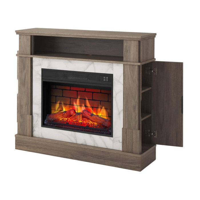 Камінокомплект ArtiFlame For Living AF23BS дуб сірий з обігрівом і звуком горіння вогню