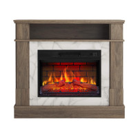 Камінокомплект ArtiFlame For Living AF23BS дуб сірий з обігрівом і звуком горіння вогню