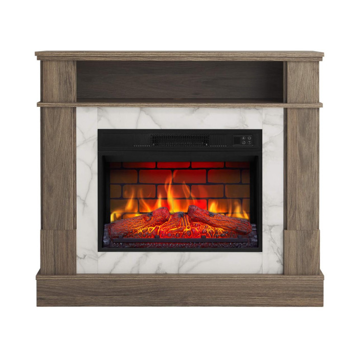 Камінокомплект ArtiFlame For Living AF23BS дуб сірий з обігрівом і звуком горіння вогню