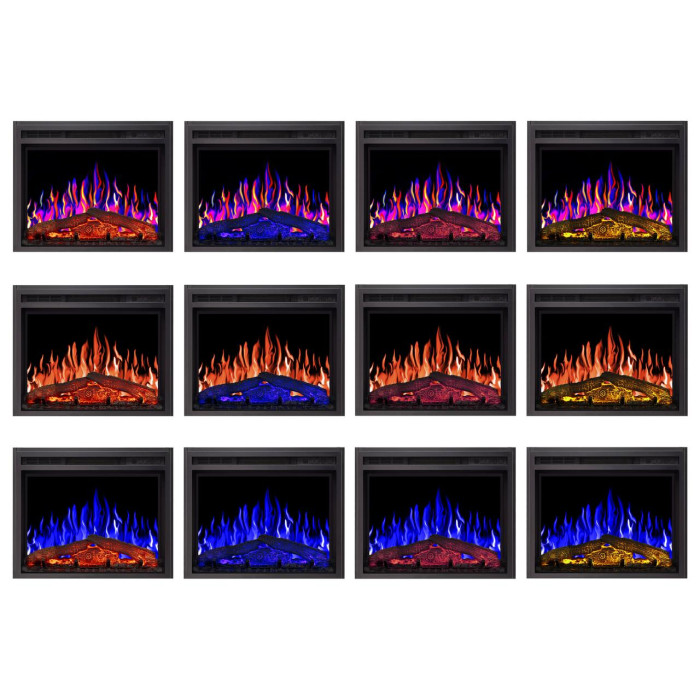 Електрокамін ArtiFlame AF24 Multicolor з обігрівом та звуком горіння вогню