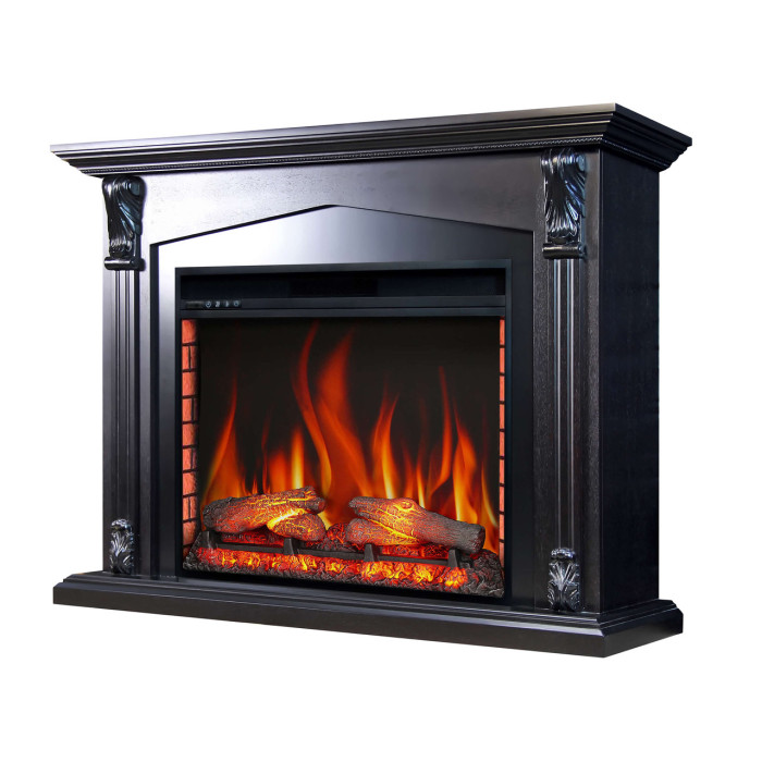 Камінокомплект ArtiFlame Praga AF33 венге з обігрівом та звуком горіння вогню
