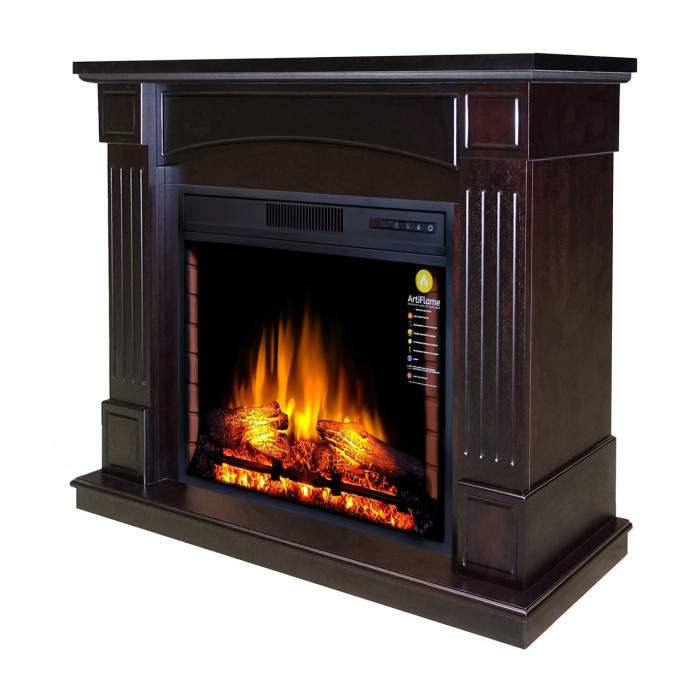 Електрокамін з порталом ArtiFlame BOSTON AF28 ВЕНГЕ