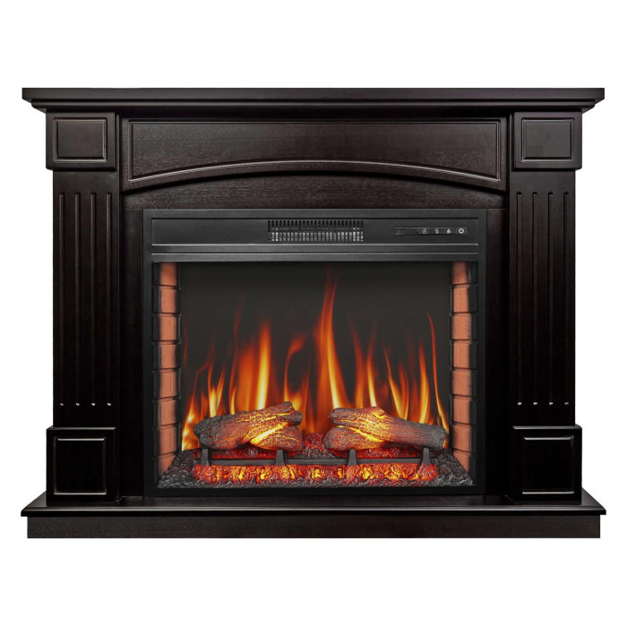 Каминокомплект ArtiFlame Boston AF28S венге с обогревом и звуком горение огня