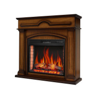 Каминокомплект ArtiFlame Inverno AF28S дуб антик с обогревом и звуком горение огня