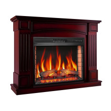 Камінокомплект ArtiFlame Boston AF28S коньяк з обігрівом та звуком горіння вогню