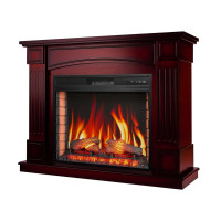 Камінокомплект ArtiFlame Boston AF28S коньяк з обігрівом та звуком горіння вогню
