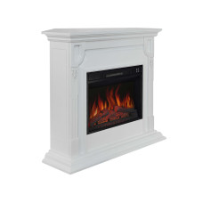 Камінокомплект універсальний 2в1 ArtiFlame Toronto AF23S білий з обігрівом та звуком горіння вогню