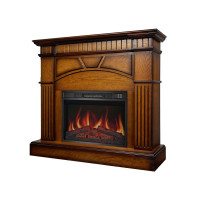 Камінокомплект ArtiFlame York AF23S дуб антик з обігрівом та звуком горіння вогню