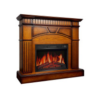 Камінокомплект ArtiFlame York AF23S дуб антик з обігрівом та звуком горіння вогню