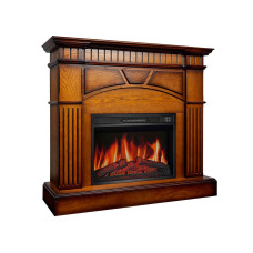 Камінокомплект ArtiFlame York AF23S дуб антик з обігрівом та звуком горіння вогню