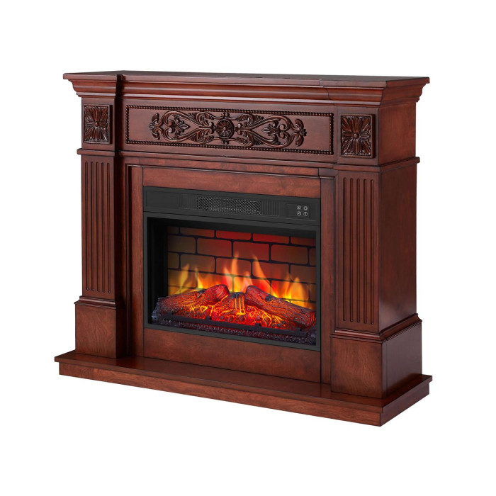 Камінокомплект ArtiFlame Toscana AF23BS дуб з обігрівом і звуком горіння вогню