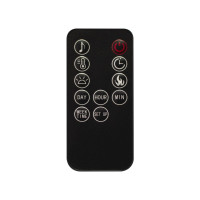 Електрокамін настінний / вбудований ArtiFlame AF37WR з обігрівом і звуком горіння вогню