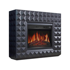 Камінокомплект ArtiFlame Diamond AF23S чорний з обігрівом та звуком горіння вогню