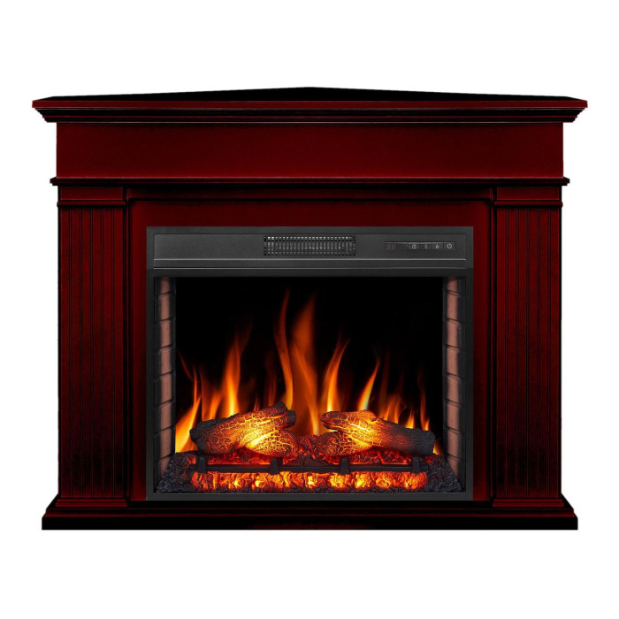Камінокомплект кутовий ArtiFlame Andante Corner AF28S коньяк з обігрівом та звуком горіння вогню
