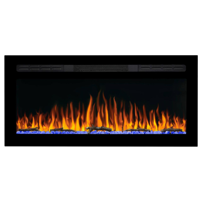 Електрокамін настінний / вбудований ArtiFlame AF37WR з обігрівом і звуком горіння вогню