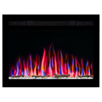 Електрокамін настінний / вбудований ArtiFlame AF27WR з обігрівом і звуком горіння вогню