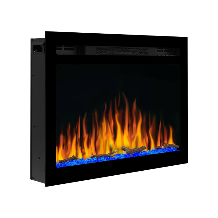 Електрокамін настінний / вбудований ArtiFlame AF27WR з обігрівом і звуком горіння вогню