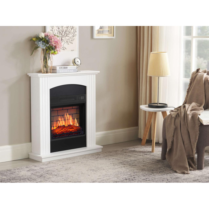 Камінокомплект ArtiFlame Collins AF18B білий з обігрівом