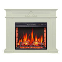 Камінокомплект ArtiFlame Neoclassic AF28S білий дуб з обігрівом та звуком горіння вогню