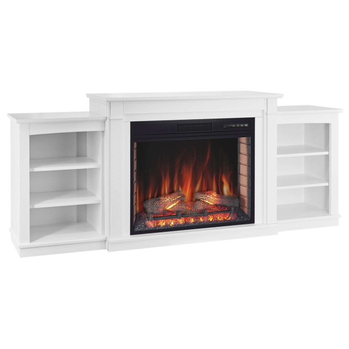 Камінокомплект ArtiFlame Vogue AF28S білий з обігрівом та звуком горіння вогню