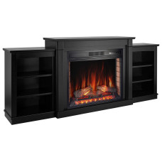 Камінокомплект ArtiFlame Vogue AF28S чорне дерево з обігрівом та звуком горіння вогню