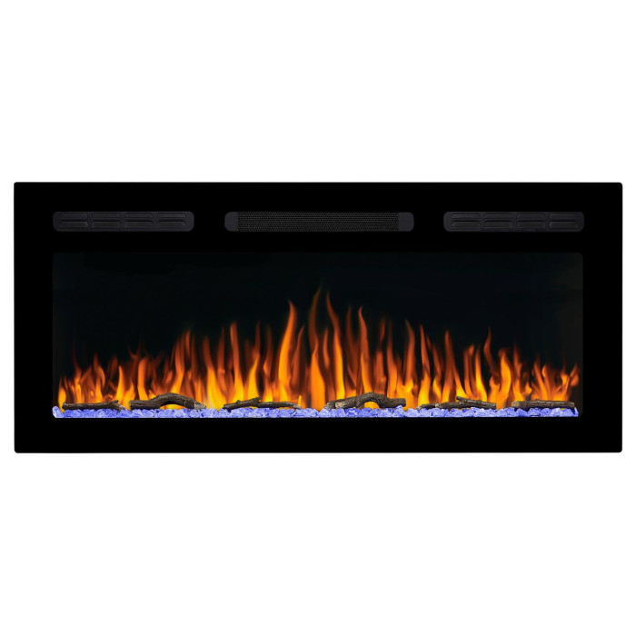 Електрокамін настінний / вбудований ArtiFlame AF40WR з обігрівом і звуком горіння вогню
