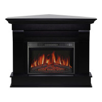 Камінокомплект кутовий ArtiFlame Albion Corner AF23S венге з обігрівом та звуком горіння вогню