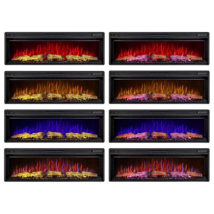 Електрокамін ArtiFlame AF50 Multicolor з обігрівом та звуком горіння вогню