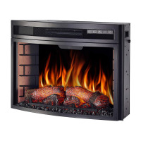 Электрокамин ArtiFlame AF25 Panoramic с обогревом и звуком горение огня