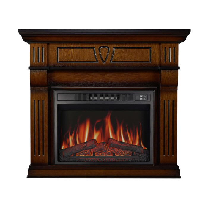 Каминокомплект ArtiFlame Beethoven AF23S дуб антик с обогревом и звуком горение огня