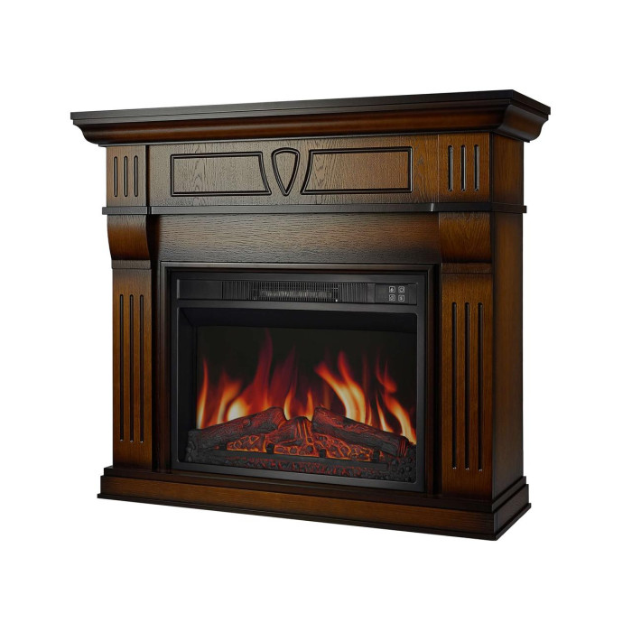 Каминокомплект ArtiFlame Beethoven AF23S дуб антик с обогревом и звуком горение огня