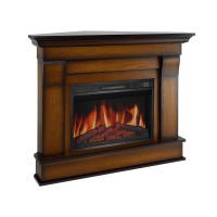 Каминокомплект кутовий ArtiFlame Albion Corner AF23S дуб антик с обогревом и звуком горение огня