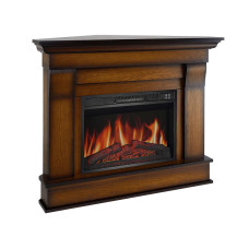 Камінокомплект кутовий ArtiFlame Albion Corner AF23S дуб антик з обігрівом та звуком горіння вогню