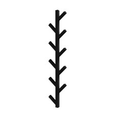 Сушка для рушників Albero Long Водяна 1400x24