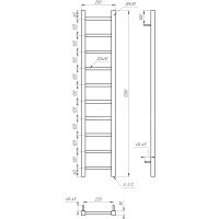 Полотенцесушитель Scala Водяной