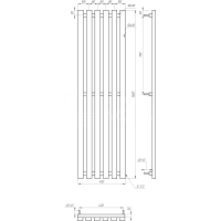 Радіатор Marbel - 1600x45x10 1600x45x10
