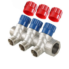 Коллектор Valtec с регулирующими вентилями НАР 2 исх х3/4"х1/2" VTc.560.N.0502