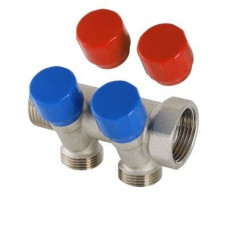 Коллектор Valtec с регулирующими вентилями 3 исх х1"x3/4" евроконус VTc.560.NE.060502