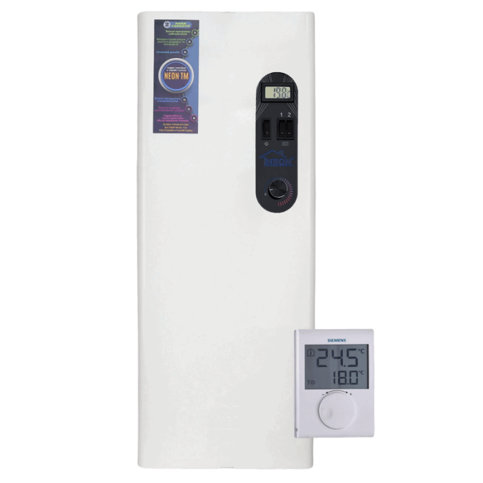 Электрический котел Neon PRO plus Advance 9 кВт с термостатом Siemens