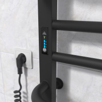 Електрична рушникосушарка Laris Зебра Комфорт-25 ЧФ(Ч)6 600 х 500 Е (підкл. зліва) R3