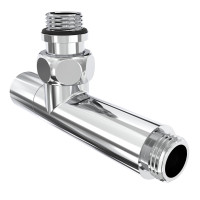 Угловой кран Laris 1/2" - 1/2" Удлиненный 2шт. (ZZ-5101)