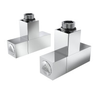Угловой кран Laris 1/2" - 1/2" Квартира 2шт. (LX-855)