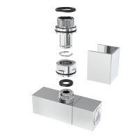 Угловой кран Laris 1/2" - 1/2" Квартира 2шт. (LX-855)